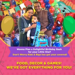 This graphic showcases an Avengers-themed party and reminds clients that I handle everything from food and decor to games, ensuring a delightful and worry-free birthday bash.
