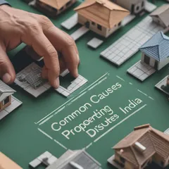 This image conceptualizes the common causes of property disputes in India. My services include a thorough analysis of the root cause of your dispute, whether it's an unclear title or an inheritance issue, and developing a legal strategy for resolution.