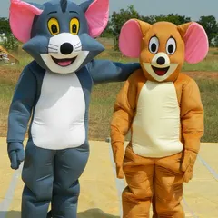 Bring the classic chase to your party with Tom and Jerry. These full-size character mascots are always a favorite for children and adults.