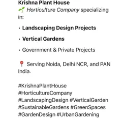 As a horticulture company, I specialize in landscaping design projects and vertical gardens for clients across Noida, Delhi NCR, and all of India.
