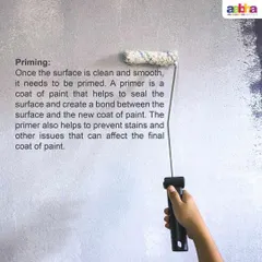 We apply a high-quality primer to seal the surface and create a strong bond for the new paint. This professional priming prevents stains from bleeding through and enhances the longevity of the final coat.