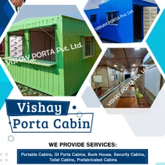 An overview of the different types of services I provide. My work includes portable cabins, GI porta cabins, bunkhouses, security cabins, toilet cabins, and other prefabricated structures for various needs.