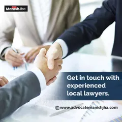 I encourage potential clients to get in touch to discuss their legal needs. This image of a handshake over legal documents symbolizes the beginning of a professional relationship built on trust and experienced guidance.