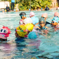 Swimming is also about social growth. Our group classes for kids help them build confidence, make new friends, and learn valuable teamwork skills.
