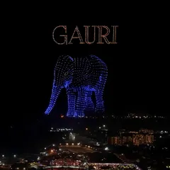 The inspirational journey of Gauri the elephant was the heart of the world's biggest drone show. This display, created for Vantara, highlights our ability to tell powerful brand stories that resonate emotionally with a global audience.