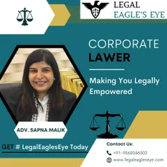Led by Advocate Sapna Malik, our firm is dedicated to making you legally empowered. Our corporate lawyers are experts in commercial law, cheque bounces, vendor payment issues, mergers, acquisitions, and more.