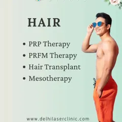 We offer a complete range of hair restoration services. This includes advanced non-surgical options like PRP and PRFM Therapy, nourishing Mesotherapy, and the permanent solution of Hair Transplant surgery.