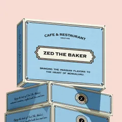 I am now delivering my Parisian flavors in beautifully designed packaging. This stack of light blue boxes shows how you can enjoy my creations, crafted with love and care, from the comfort of your home.
