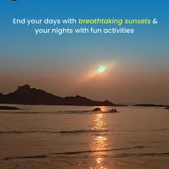 Ending the day with a breathtaking sunset at Gokarna. My trips are planned to ensure you are at the right beach at the right time for the best views.