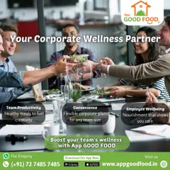 We are your corporate wellness partner. Our flexible plans boost team productivity and employee wellbeing with convenient, nourishing meals.