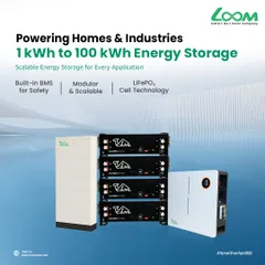We offer scalable energy storage solutions from 1 kWh to 100 kWh to power both homes and industries. Our CAML batteries feature a built-in BMS for safety, modular design, and advanced LiFePO₄ cell technology.