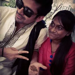 A fun moment captured with television actor Vishal Singh during a large mehendi event. I truly love my work and the amazing people I get to meet along the way.