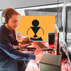 Inside the Music Bus, an audio production student gets hands-on experience at the mixing desk. We provide real-world learning environments where students can turn theory into practice.