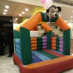 For fans of classic characters, I offer this fun Mickey Mouse bouncy castle. It's a great fit for indoor parties and brings a lot of color and excitement to the celebration.