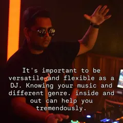 A thought I live by. Being a versatile and flexible DJ is key to controlling the energy of any room and making every event a success.