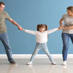 A child being pulled in two directions is a powerful metaphor for a custody dispute. My role is to advocate for a stable and nurturing environment for the child, ensuring their needs are put first.
