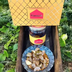 This is another one of my nutritious winter specials, combining Amla, Garlic, and Mirchi. The tanginess of the amla, the pungency of garlic, and the heat from the chillies create a powerful and delicious flavour profile.