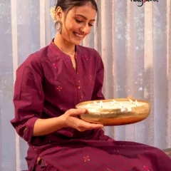 This festive season, celebrate tradition with our Soof-embroidered pieces from the Haveli collection. This kurta set brings timeless elegance and handcrafted beauty to your wardrobe.