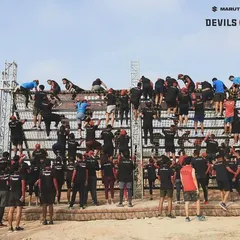 The wall climb at the Devils Circuit is a perfect example of a full-body challenge. It requires strength, coordination, and the will to keep moving upward, one hold at a time.