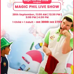 Another announcement for the Magic Phil Live Show, ensuring everyone gets a chance to book their tickets for this magical experience.