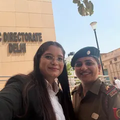 A good moment with a friend and former mentor at the NCC Directorate in Delhi. The bonds formed in the NCC last a lifetime.