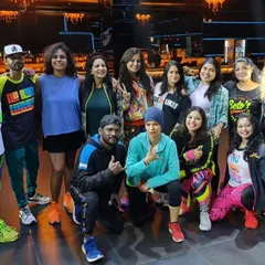 A group photo with some of the amazing people who attended "The Boy's Zumba Master Class." This is what our community looks like.