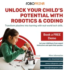 Unlock your child's potential with a free demo of our robotics and coding classes. Let them learn from expert instructors and spark their passion for technology.