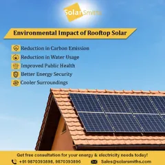 The environmental impact of rooftop solar is profoundly positive. It leads to a direct reduction in carbon emissions and water usage while improving public health and energy security for the community.