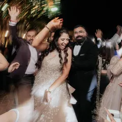 A motion-blur shot capturing the bride dancing her heart out. I love using creative techniques to show the energy of the night.