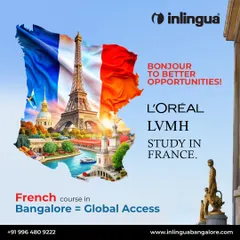 Learning French with us is your direct link to global career and study opportunities. We connect your language skills to real-world goals, whether it's studying in France or aiming for a career with top multinational companies like L'Oréal and LVMH.
