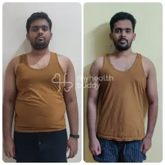 Gowtham's transformation, losing 20 kgs in 6 months, shows what's possible when you trust the process. We focused on building physical strength and changing his mindset, all while enjoying foods like biryani in moderation.