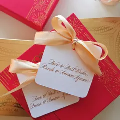 A little calligraphy magic for a beautiful Diwali gifting moment. These personalized name tags were created for L'Oréal's festive hampers.