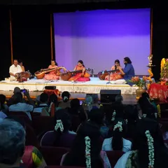 A view from the audience during our performance at Sevasadan. It is always a pleasure to perform for such an attentive and appreciative audience.