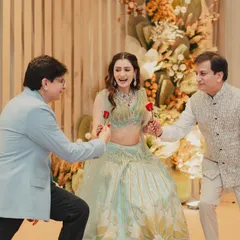 A fun, unscripted moment during a family performance. It is these surprises and inside jokes that I love to weave into the fabric of the wedding.