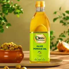 A nature-inspired shot for Oleev Pomace Oil. We used real foliage and played with natural light to cast beautiful, leafy shadows, creating a warm and organic atmosphere that highlights the product.