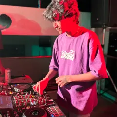 In the zone during a pool rave. Whether it's for a hundred people or a thousand, my focus is always on delivering the perfect soundtrack for the moment.