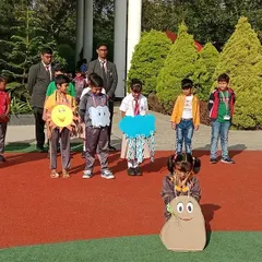 Our youngest students perform a captivating skit about seed germination during a school assembly. Dressed as a seed, sun, and cloud, they creatively explain the science of how plants grow.