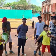 I believe in inspiration beyond the court. It was an honor to welcome Olympic Gold Medalist Neeraj Chopra to the academy to motivate my young players. Here he is sharing his journey and insights with our aspiring champions.