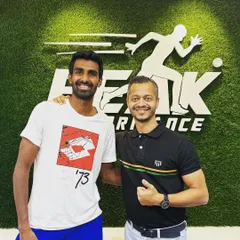 With India's number one tennis player, Prajnesh Gunneswaran, at our JP Nagar clinic. He stopped by for a regular musculoskeletal screening, a key injury prevention strategy we use for our elite athletes.
