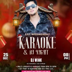 A 'Karaoke & DJ Night' for a Christmas celebration at Indigo XP. I can blend different activities like karaoke with a high-energy DJ set to create a complete festive party package.
