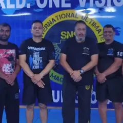 With my fellow practitioners and Master Vicky Kapoor during our training camp. We are part of a global family of martial artists.