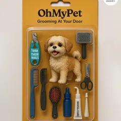I bring the entire spa to you. My mobile grooming kit is packed with professional tools for every need, including nail clippers, various brushes, scissors, and dental care products, all designed to be safe and effective for your pet.