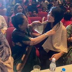 Being honored at the Manav Sthali School event. These moments of recognition from the educational community fuel our drive to continue nurturing young talent and promoting arts in education.