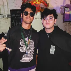 A shot with a fellow artist at the WhosHous party. The London scene is full of talent, and it's always a pleasure to connect with other DJs and producers.