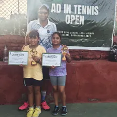 Our girls showing their strength at the Ad In Tennis Open. Congratulations to the winner and runner up for their excellent performance.