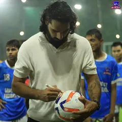 A throwback to when Sandesh Jhingan, the wall of Indian football, visited our academy to motivate our players.