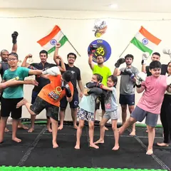This is our omjiujitsufamily. We have everyone from young kids to adults, beginners to competitors, all training together, pushing each other, and enjoying the process. There is no ego on these mats, only support.