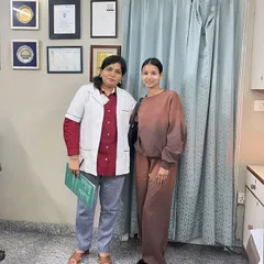 It was a pleasure to have the fabulous fashion creator Nancy Tyagi visit my clinic. I always enjoy hosting inspiring personalities and discussing their skincare journeys.