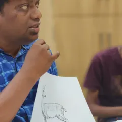 Here, Sushil explains the basics of animal anatomy using a simple deer sketch. Understanding the underlying structure is essential for creating believable and dynamic figures in your artwork.