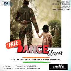 My academy is an ISO 9001:2015 certified international level academy. This certification reflects my commitment to providing the highest quality of dance education and training.